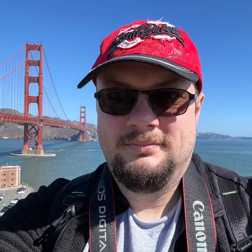 Outside of work, I enjoy photography, video production, chess, traveling, and target practice. I also like playing video games from time to time. Travel has become one of my greatest interests, and I have visited all 48 contiguous U.S. states.